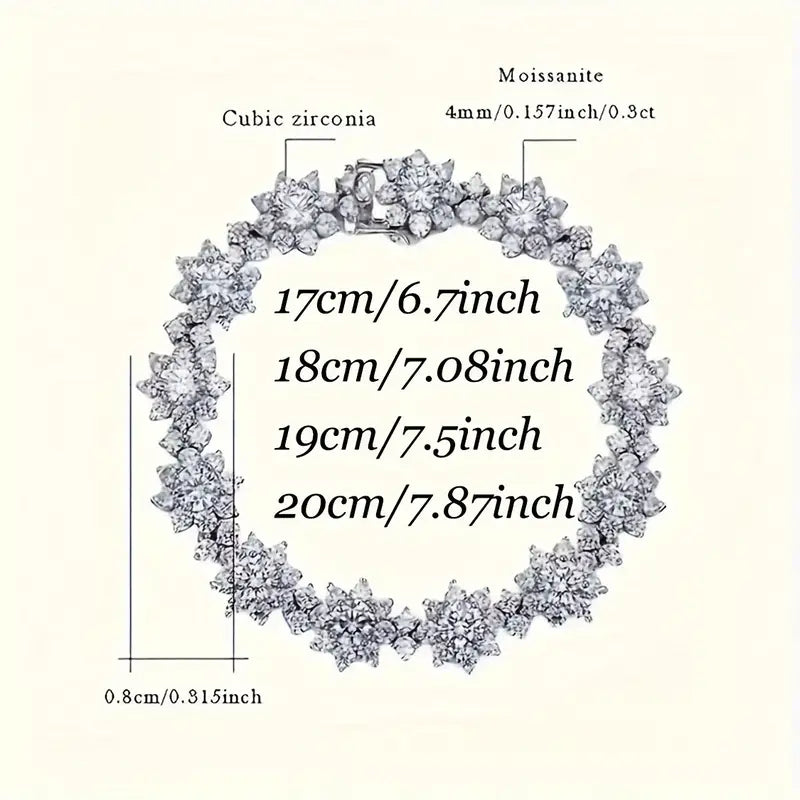 1pc S925 Silver Inlaid 11 Carat Moissanite Cross Pendant Fashion Necklace For Men And Women, Comes With A Boutique Necklace