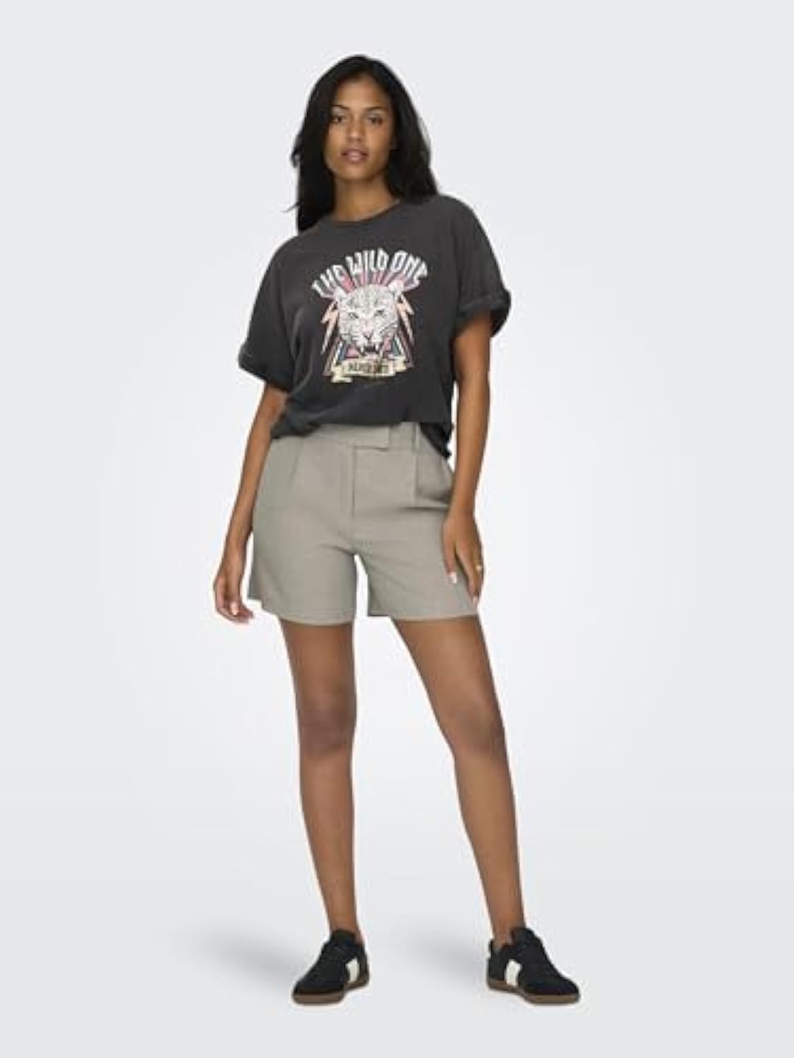 Women's Onllinda Hw Mel TLR Shorts