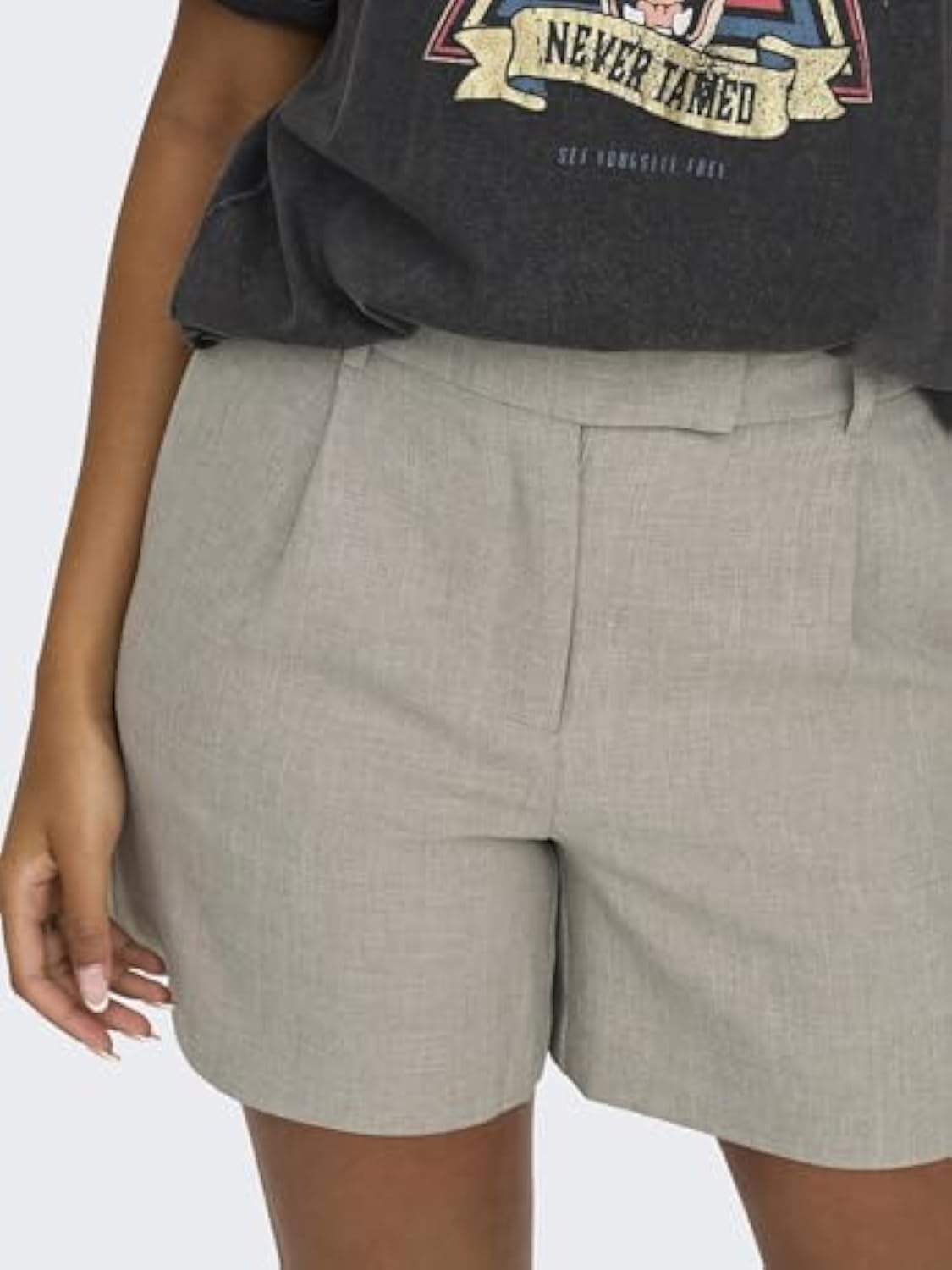 Women's Onllinda Hw Mel TLR Shorts